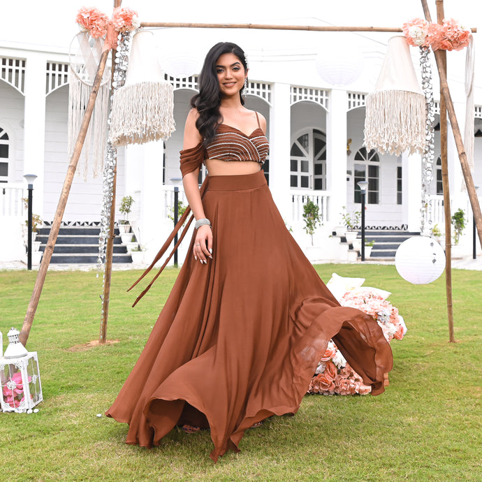 Sliver Mocha Co-ord Set